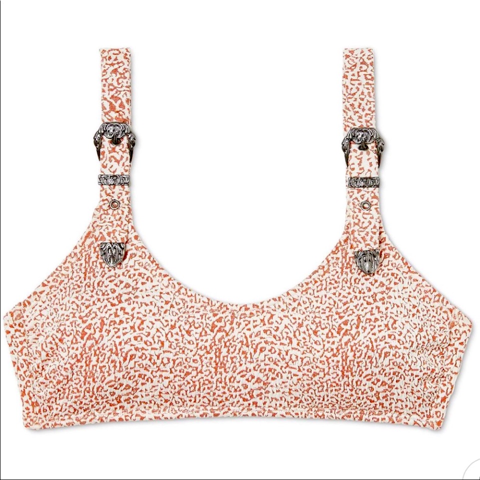 Xhilaration Animal Print Bikini Top